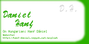 daniel hanf business card